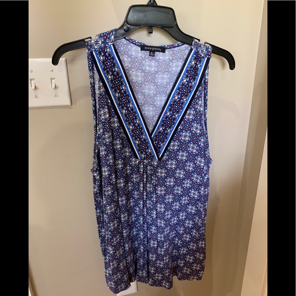 Women’s Ava & Grace sleeveless top.